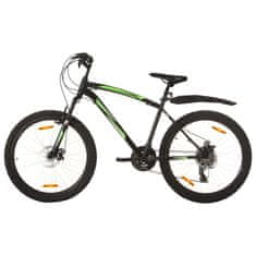 Vidaxl Gorsko kolo z 21 prestavami 26" kolo 46 cm črno