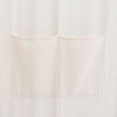 Vidaxl Paravan 5-delni blago 200x170x4 cm krem