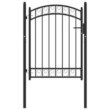 Vidaxl Ograjna vrata EMMEN 104 x 98,5 cm Zaklenljivo