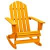 Vrtni gugalni stol Adirondack trden les jelke oranžen