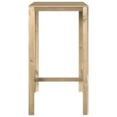 Vidaxl Barska miza 60x60x110 cm impregnirana borovina