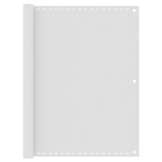 Vidaxl Balkonsko platno belo 120x300 cm HDPE