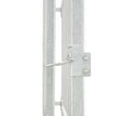 Vidaxl Zunanji pasji boks 200x400x100 cm