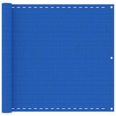 Vidaxl Balkonsko platno modro 90x600 cm HDPE