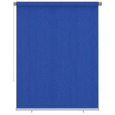 Vidaxl Zunanje rolo senčilo 180x230 cm modro HDPE