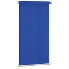 Vidaxl Zunanje rolo senčilo 120x230 cm modro HDPE
