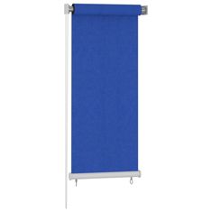 Vidaxl Zunanje rolo senčilo 60x140 cm modro HDPE