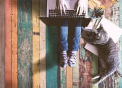 Decormat PVC podloga Pisane deske 140x210 cm 