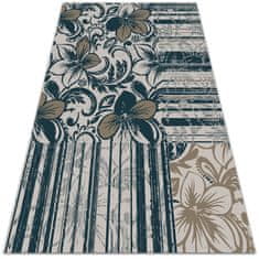 Decormat Vinilna preproga Rože in črte 120x180 cm 