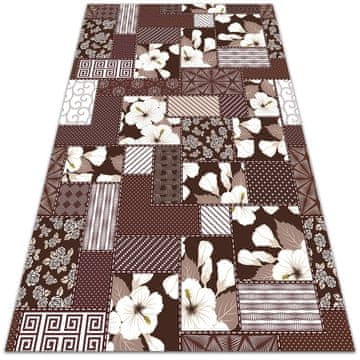 Decormat PVC podloga Cvetje kolaža