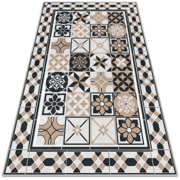 Decormat Vinilna preproga Trikolorna geometrija