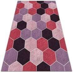 Decormat Vinilna preproga Tekstura šesterokotniki 60x90 cm 