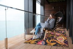 Decormat Zunanja preproga Barvita Paisley 80x120 cm 