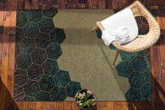 Decormat Zunanja preproga Betonski šesterokotniki 140x210 cm 