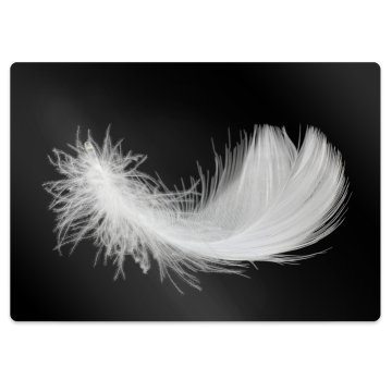 Decormat Podloga za stol Belo pero