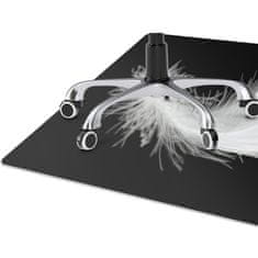 Decormat Podloga za stol Belo pero 120x90 cm 15 cm 