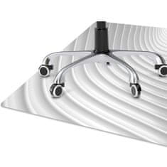 Decormat Podloga za zaščito tal Beli utori 120x90 cm 15 cm 