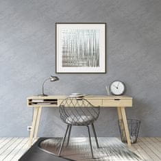 Decormat Podloga za zaščito tal Srebrna abstrakcija 120x90 cm 2 cm 