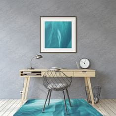 Decormat Podloga za zaščito tal Modro perje 140x100 cm 2 cm 