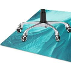Decormat Podloga za zaščito tal Modro perje 140x100 cm 2 cm 