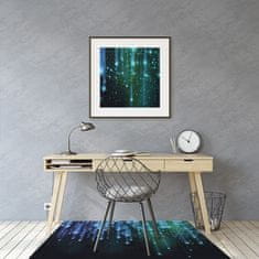 Decormat Podloga za zaščito tal Modri delci 140x100 cm 2 cm 
