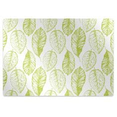 Decormat Podloga za zaščito tal Zeleni listi 120x90 cm 15 cm 