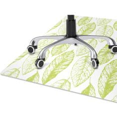 Decormat Podloga za zaščito tal Zeleni listi 120x90 cm 15 cm 