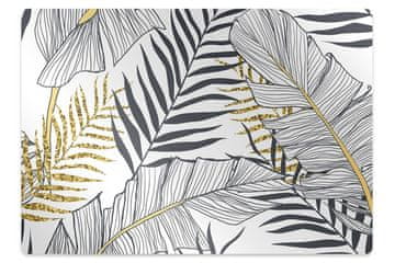 Decormat Podloga za zaščito tal Golden leaves