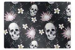 Decormat Podloga za zaščito tal Lobanje in listi 120x90 cm 2 cm 