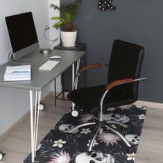 Decormat Podloga za zaščito tal Lobanje in listi 120x90 cm 2 cm 