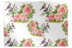 Decormat Podloga za pisarniški stol Ptice na veji 120x90 cm 15 cm 