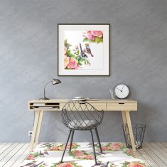 Decormat Podloga za pisarniški stol Ptice na veji 120x90 cm 