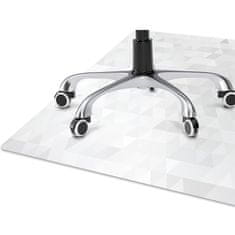 Decormat Podloga za pisarniški stol Lahki trikotniki 120x90 cm 2 cm 