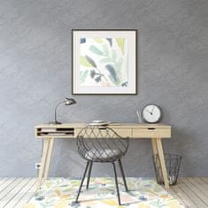 Decormat Podloga za pisarniški stol Cvetje 120x90 cm 15 cm 
