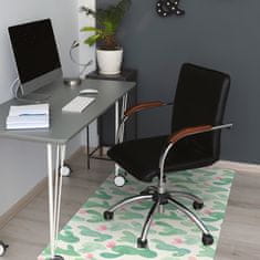 Decormat Podloga za pisarniški stol Makularni kaktus 100x70 cm 