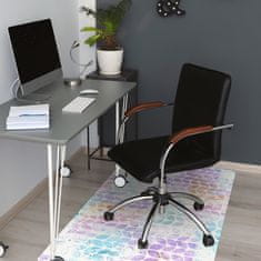 Decormat Podloga za pisarniški stol Brokatni list 120x90 cm 