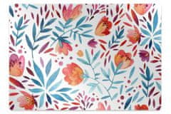 Decormat Zaščitna podloga za stol Vintage maki 140x100 cm 2 cm 