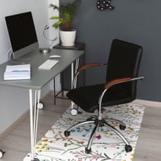 Decormat Podloga za pisarniški stol Poljske rože 140x100 cm 