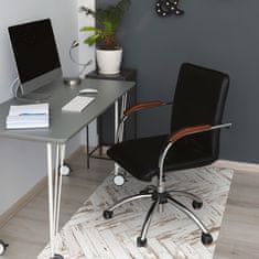 Decormat Podloga za pisarniški stol Lesena tla 140x100 cm 