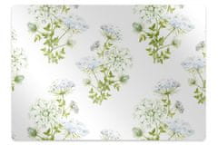 Decormat Podloga za pisarniški stol Občutljivo cvetje 140x100 cm 15 cm 