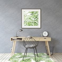 Decormat Zaščitna podloga za stol Listi akvarela 120x90 cm 15 cm 