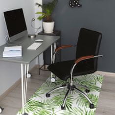 Decormat Zaščitna podloga za stol Listi akvarela 120x90 cm 15 cm 