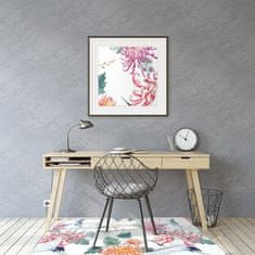 Decormat Podloga za pisarniški stol Cvetje 140x100 cm 