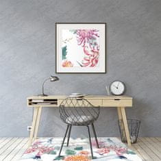 Decormat Podloga za pisarniški stol Cvetje 120x90 cm 2 cm 