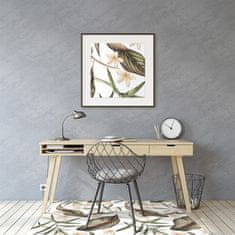 Decormat Podloga za pisarniški stol Leaves and flowers 120x90 cm 2 cm 