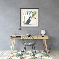 Decormat Zaščitna podloga za stol Toucana and butterflies 120x90 cm 15 cm 
