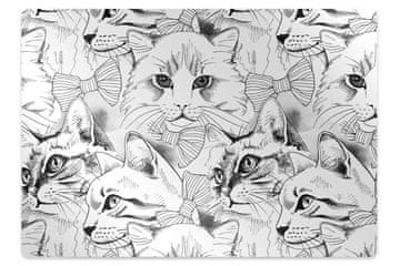 Decormat Podloga za stol Sketched cats