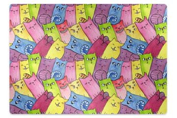 Decormat Podloga za stol Happy cats