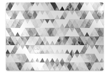 Decormat Podloga za pisarniški stol Gray triangles pattern