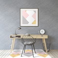 Decormat Zaščitna podloga za stol Colorful rhombus 140x100 cm 2 cm 